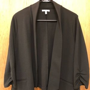 Plus size Maurices open blazer